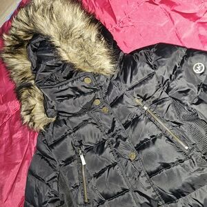 Michael Kors Black and Beige Jacket